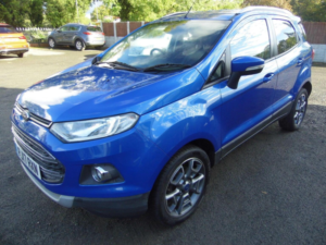 2017 Ford Ecosport 1.5 Tdci Titanium 2WD Euro 6 5dr in Blue — image 3