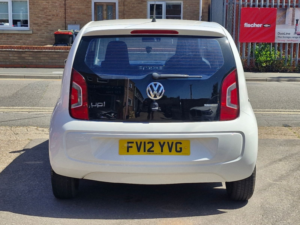 2012 Volkswagen Up! 1.0 Bluemotion Tech Move Up! Hatchback 3dr Petrol Manual Euro 5 (s/s) (60 Ps) in White — image 5