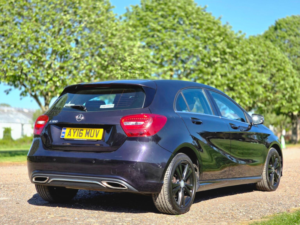 2016 Mercedes-Benz A Class 1.6 A180 Sport (executive) 7g-Dct Euro 6 (s/s) 5dr in Purple — image 6