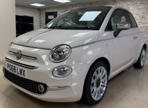 2018 Fiat 500 1.2 Collezione Fall Hatchback 3dr Petrol Manual Euro 6 (s/s) (69 Bhp) in Grey — image 2