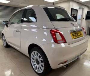2018 Fiat 500 1.2 Collezione Fall Hatchback 3dr Petrol Manual Euro 6 (s/s) (69 Bhp) in Grey — image 3