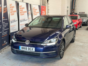 2018 Volkswagen Golf 1.6 Tdi Se Nav Euro 6 (s/s) 5dr in Blue — image 6