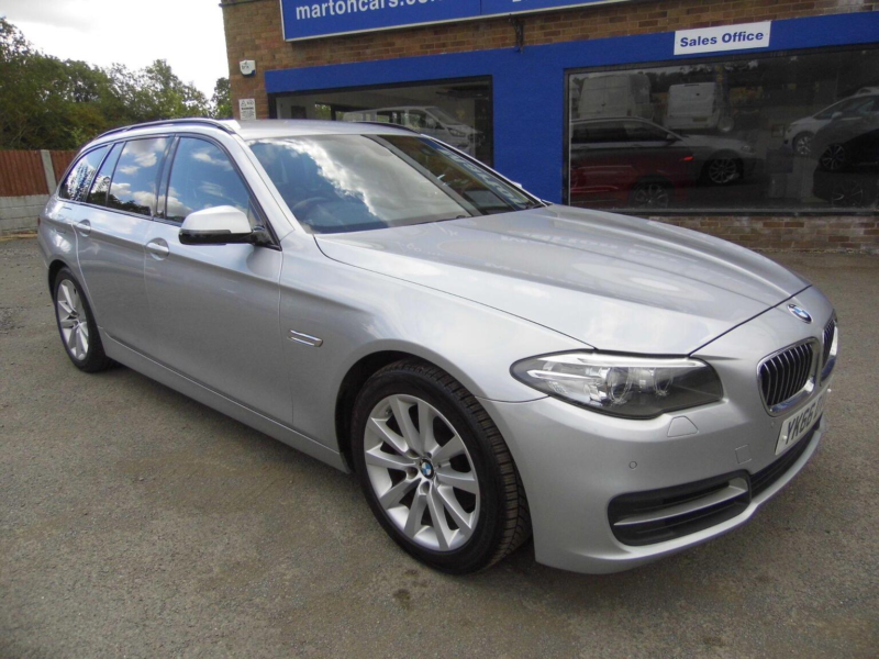 2016 BMW 5 Series 2.0 520d Se Touring Auto Euro 6 (s/s) 5dr in Silver — image 1