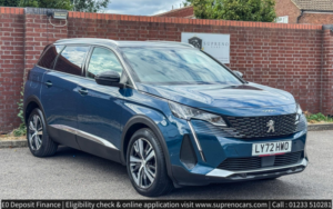 2023 Peugeot 5008 1.5 Bluehdi Allure Premium + SUV 5dr Diesel Eat Euro 6 (s/s) (130 Ps) in Blue — image 3