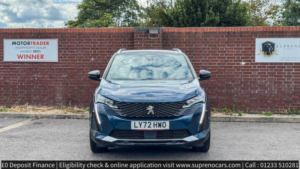 2023 Peugeot 5008 1.5 Bluehdi Allure Premium + SUV 5dr Diesel Eat Euro 6 (s/s) (130 Ps) in Blue — image 4