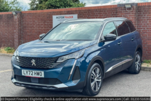 2023 Peugeot 5008 1.5 Bluehdi Allure Premium + SUV 5dr Diesel Eat Euro 6 (s/s) (130 Ps) in Blue — image 5
