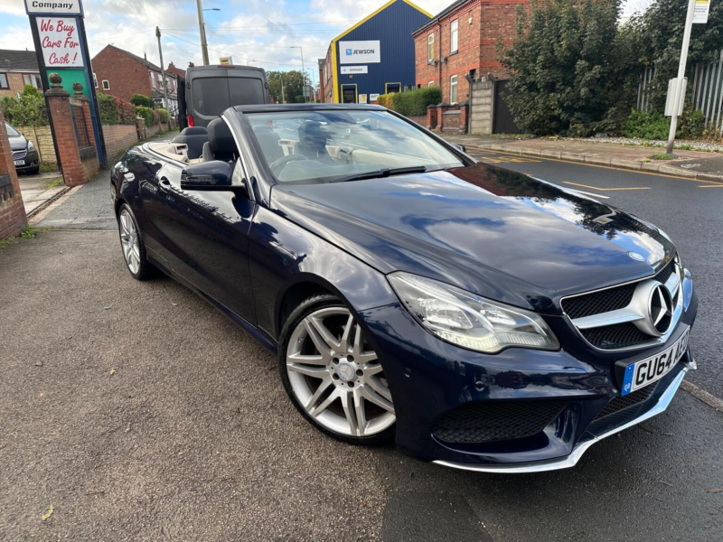2014 Mercedes-Benz E Class 2.1 E250 Cdi Amg Sport Cabriolet G-Tronic+ Euro 5 (s/s) 2dr in Blue — image 1