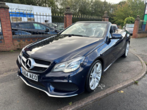 2014 Mercedes-Benz E Class 2.1 E250 Cdi Amg Sport Cabriolet G-Tronic+ Euro 5 (s/s) 2dr in Blue — image 2