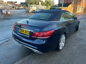 2014 Mercedes-Benz E Class 2.1 E250 Cdi Amg Sport Cabriolet G-Tronic+ Euro 5 (s/s) 2dr in Blue — image 3