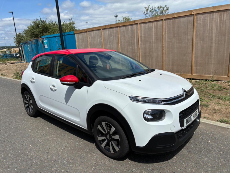 2017 Citroen C3 1.2 Puretech Feel Euro 6 5dr in White — image 1