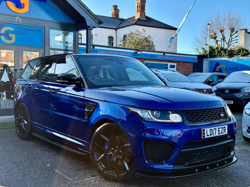 2017 Land Rover Range Rover Sport 5.0 V8 Svr Auto 4WD Euro 6 (s/s) 5dr in Blue — image 1