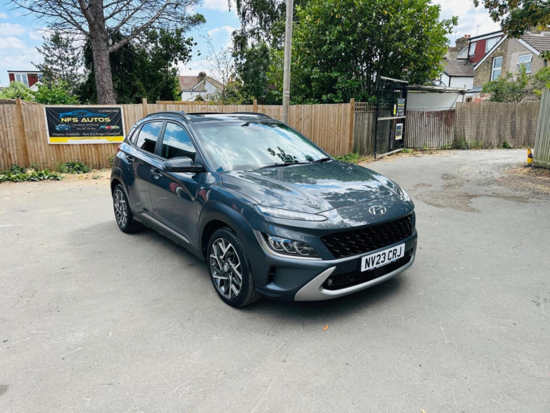 2023 Hyundai Kona 1.6 H-Gdi Ultimate Dct Euro 6 (s/s) 5dr in Grey — image 1
