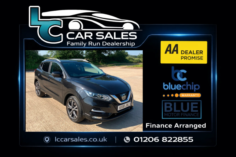 2018 Nissan Qashqai 1.2 Dig-T N-Connecta in Black — image 1