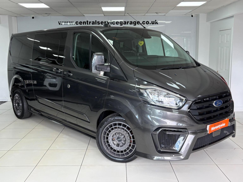 2023 Ford Transit Custom 2.0 320 Ecoblue Limited Crew Van Auto L2 H1 Euro 6 5dr in Grey — image 1