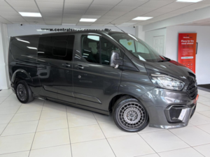2023 Ford Transit Custom 2.0 320 Ecoblue Limited Crew Van Auto L2 H1 Euro 6 5dr in Grey — image 4