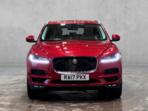 2017 Jaguar F-Pace 2.0 D180 Portfolio Auto AWD Euro 6 (s/s) 5dr in Red — image 2
