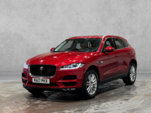 2017 Jaguar F-Pace 2.0 D180 Portfolio Auto AWD Euro 6 (s/s) 5dr in Red — image 4