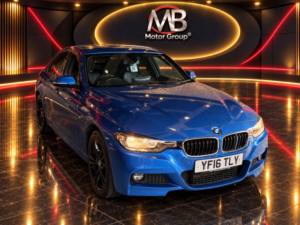 2016 BMW 3 Series 2.0 320d Xdrive M Sport Saloon in Blue — image 2