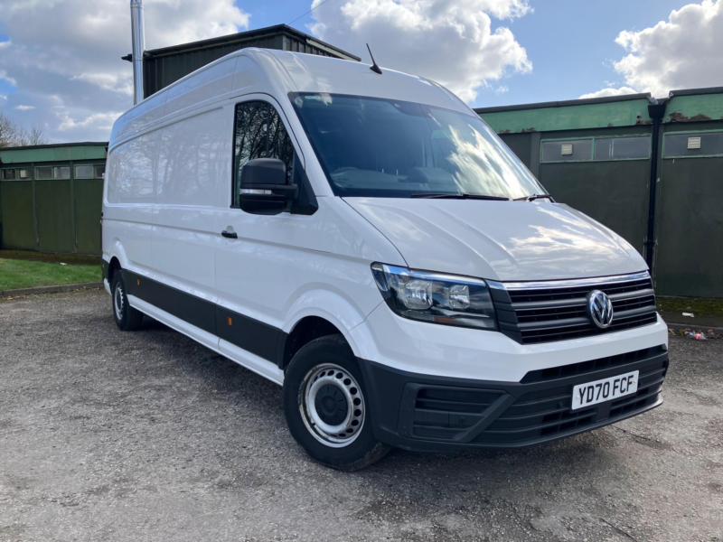 2020 Volkswagen Crafter 2.0 Tdi Cr35 Trendline Fwd Lwb High Roof Euro 6 (s/s) 5dr in White — image 1