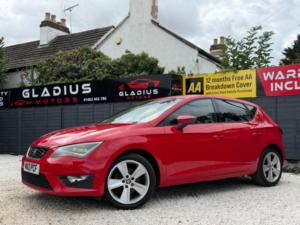 2013 SEAT Leon 2.0 Tdi Cr Fr Euro 5 (s/s) 5dr in Red — image 3