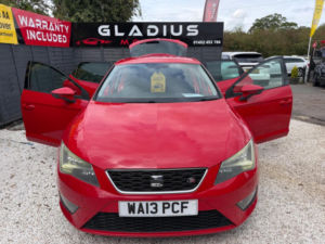 2013 SEAT Leon 2.0 Tdi Cr Fr Euro 5 (s/s) 5dr in Red — image 5