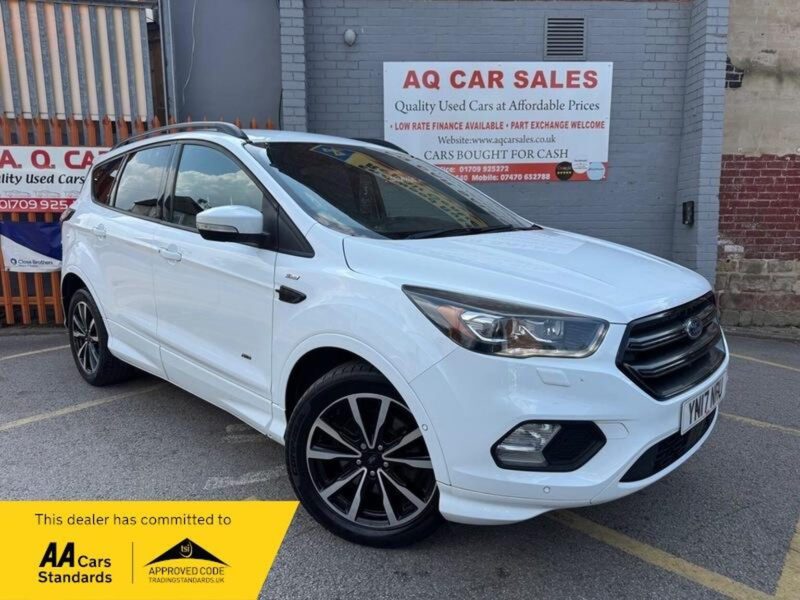 2017 Ford Kuga 2.0 Tdci Ecoblue St-Line AWD Euro 6 (s/s) 5dr in White — image 1