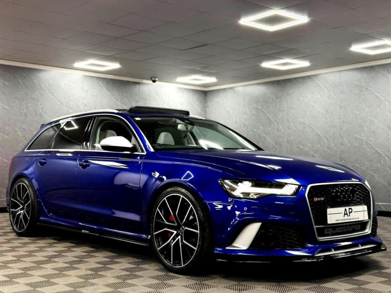 2017 Audi Rs6 Avant 4.0 Tfsi V8 Performance Tiptronic Quattro Euro 6 (s/s) 5dr in Audi Exclusive Mica Blue — image 1