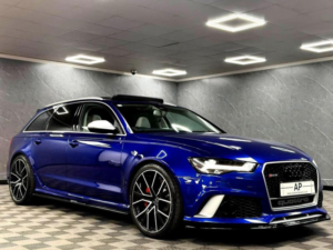 2017 Audi Rs6 Avant 4.0 Tfsi V8 Performance Tiptronic Quattro Euro 6 (s/s) 5dr in Audi Exclusive Mica Blue — image 4