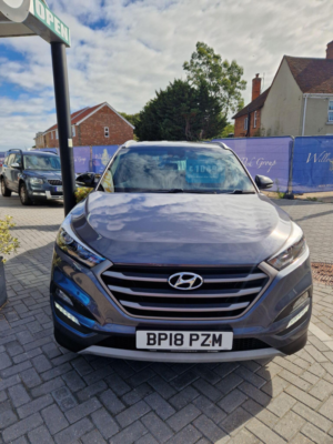 2018 Hyundai Tucson 1.6 T-Gdi Go! Se Dct Euro 6 5dr in Grey — image 2