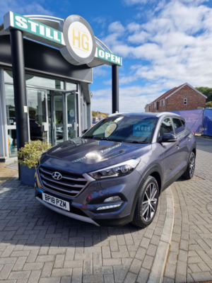 2018 Hyundai Tucson 1.6 T-Gdi Go! Se Dct Euro 6 5dr in Grey — image 3