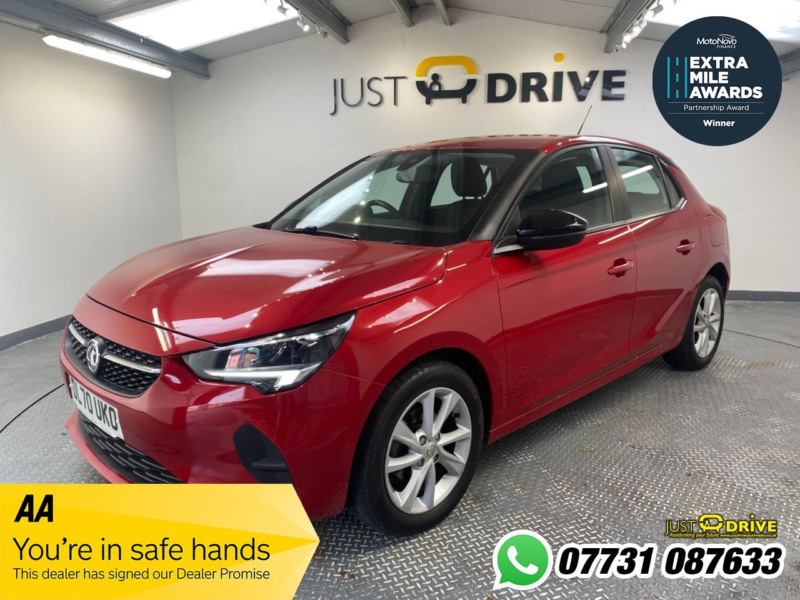 2020 Vauxhall Corsa 1.2 Se Premium Hatchback 5dr Petrol Manual Euro 6 (75 Ps) in Red — image 1