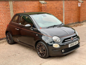 2019 Fiat 500 1.2 Collezione Fall Euro 6 (s/s) 3dr in Black — image 2