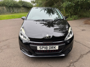 2018 Peugeot 208 1.2 Puretech Gt Line Hatchback 5dr Petrol Manual Euro 6 (s/s) (110 Ps) in Black — image 3