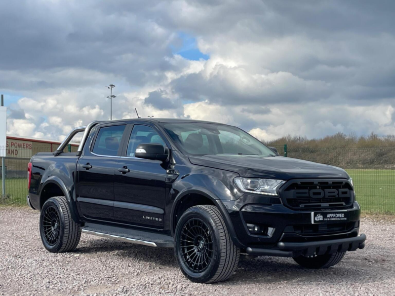 2021 Ford Ranger 2.0 Ecoblue Limited Auto 4WD Euro 6 (s/s) 4dr in Black — image 1