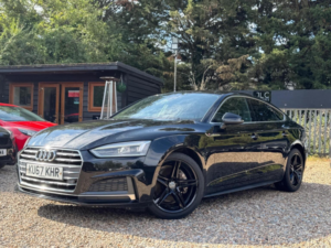 2017 Audi A5 2.0 Tdi Ultra S Line Sportback Euro 6 (s/s) 5dr in Black — image 4