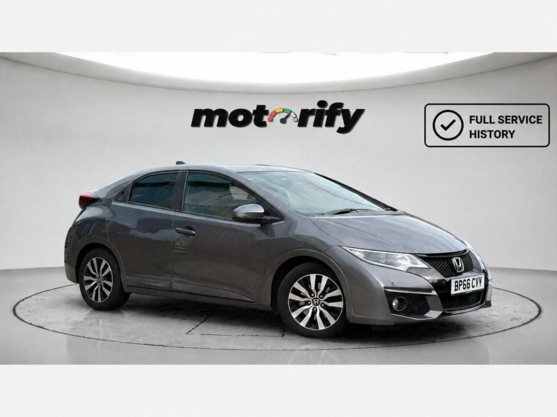 2017 Honda Civic 1.6 I-Dtec Sport Euro 6 (s/s) 5dr in Silver — image 1