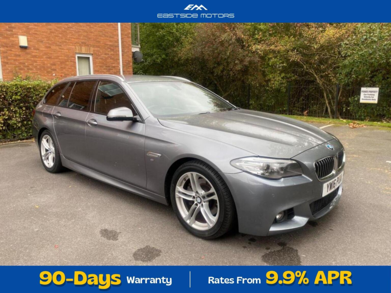 2016 BMW 5 Series 2.0 520d M Sport Touring Auto Euro 6 (s/s) 5dr in Grey — image 1