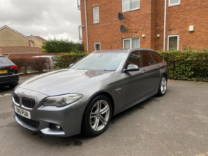 2016 BMW 5 Series 2.0 520d M Sport Touring Auto Euro 6 (s/s) 5dr in Grey — image 3