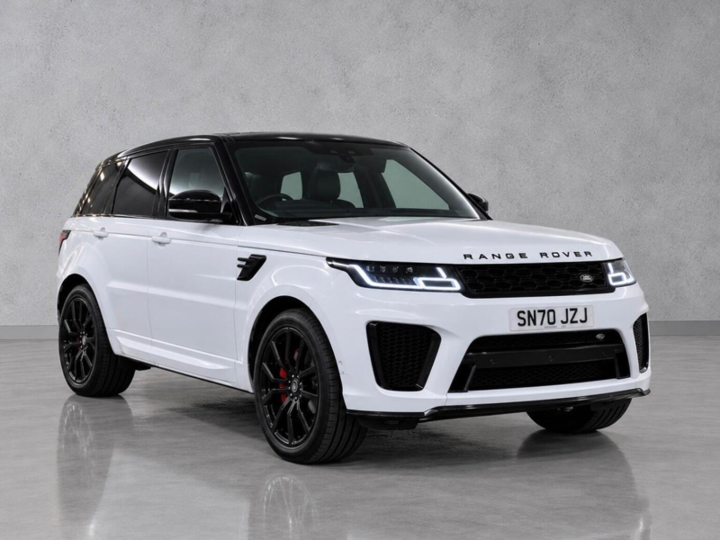 2020 Land Rover Range Rover Sport 5.0 P575 V8 Svr Auto 4WD Euro 6 (s/s) 5dr in White — image 1