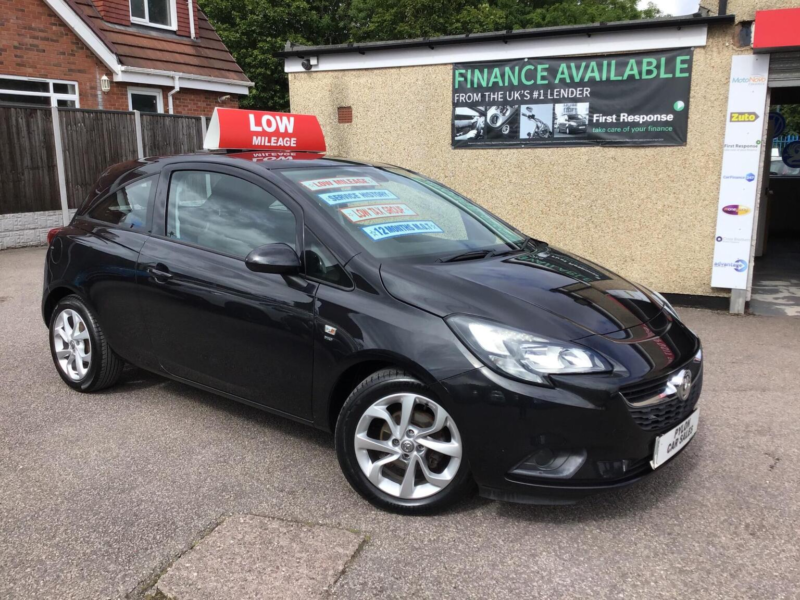 2015 Vauxhall Corsa 1.4i Ecoflex Energy Euro 6 3dr (a/c) in Black — image 1
