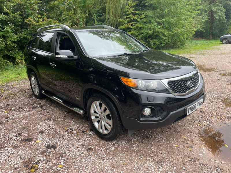 2010 Kia Sorento 2.2 Crdi Kx-3 Auto AWD Euro 5 5dr (snav) in Black — image 1