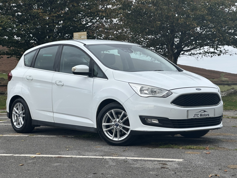 2018 Ford C-Max 1.0 Ecoboost 125 Zetec 5dr Man, Petrol, White + New Timing Belt in White — image 1