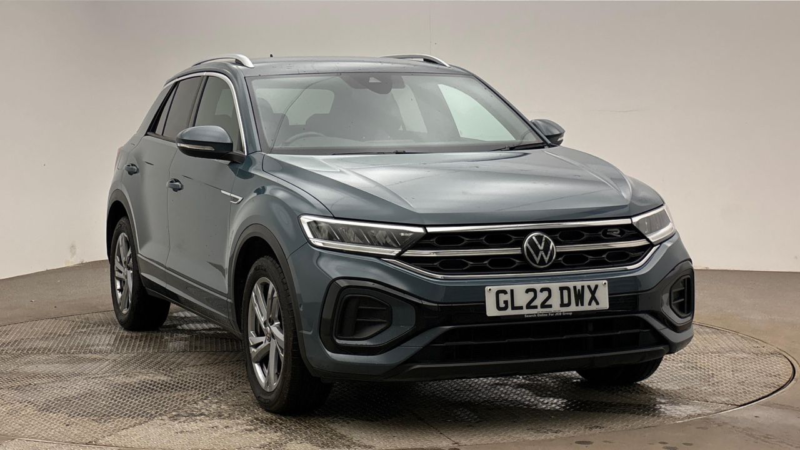 2022 Volkswagen T-Roc 1.5 Tsi R-Line SUV 5dr Petrol DSG Euro 6 (s/s) (150 Ps) in Blue — image 1