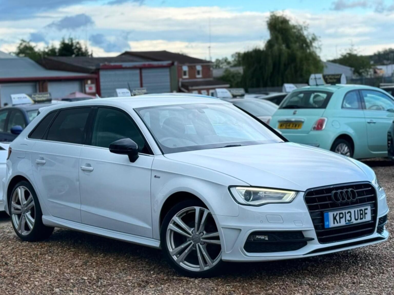 2013 Audi A3 1.4 Tfsi S Line Sportback S Tronic Euro 5 (s/s) 5dr in White — image 1