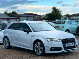 2013 Audi A3 1.4 Tfsi S Line Sportback S Tronic Euro 5 (s/s) 5dr in White — image 5