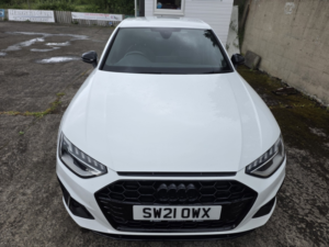 2021 Audi A4 2.0 Tfsi 35 Black Edition in White — image 6