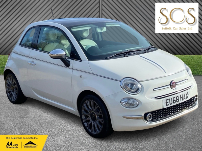 2018 Fiat 500 1.2 1.2 69hp Collezione in White — image 1