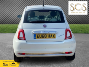 2018 Fiat 500 1.2 1.2 69hp Collezione in White — image 6