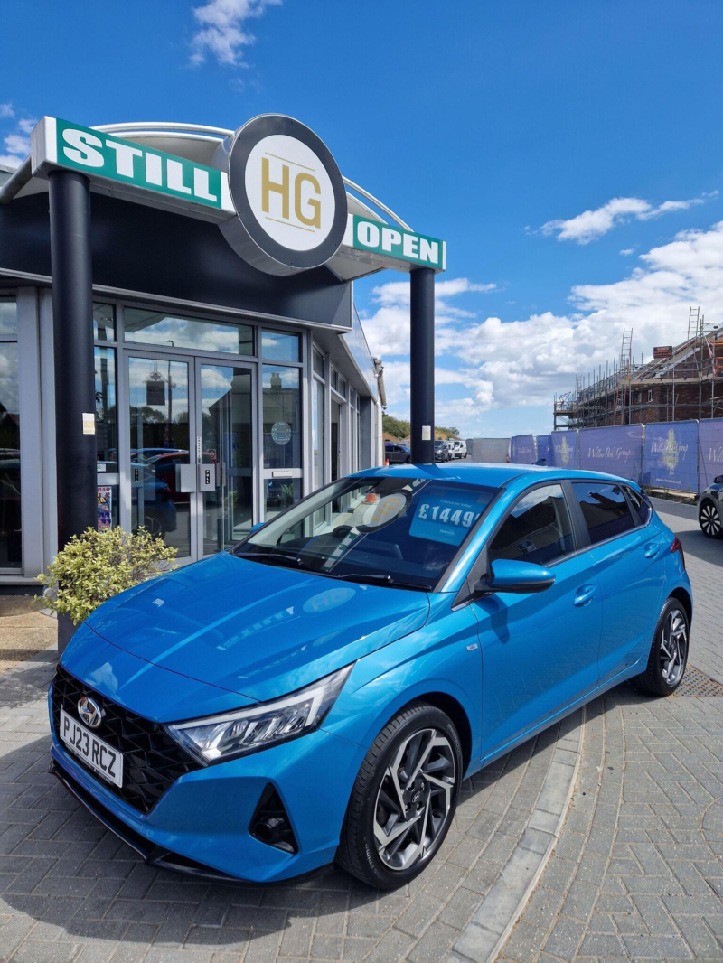 2023 Hyundai I20 1.0 T-Gdi Mhev Premium Euro 6 (s/s) 5dr in Blue — image 1
