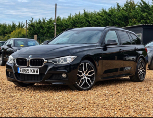 2015 BMW 3 Series 3.0 330d M Sport Touring Auto Xdrive Euro 5 (s/s) 5dr in Black — image 3